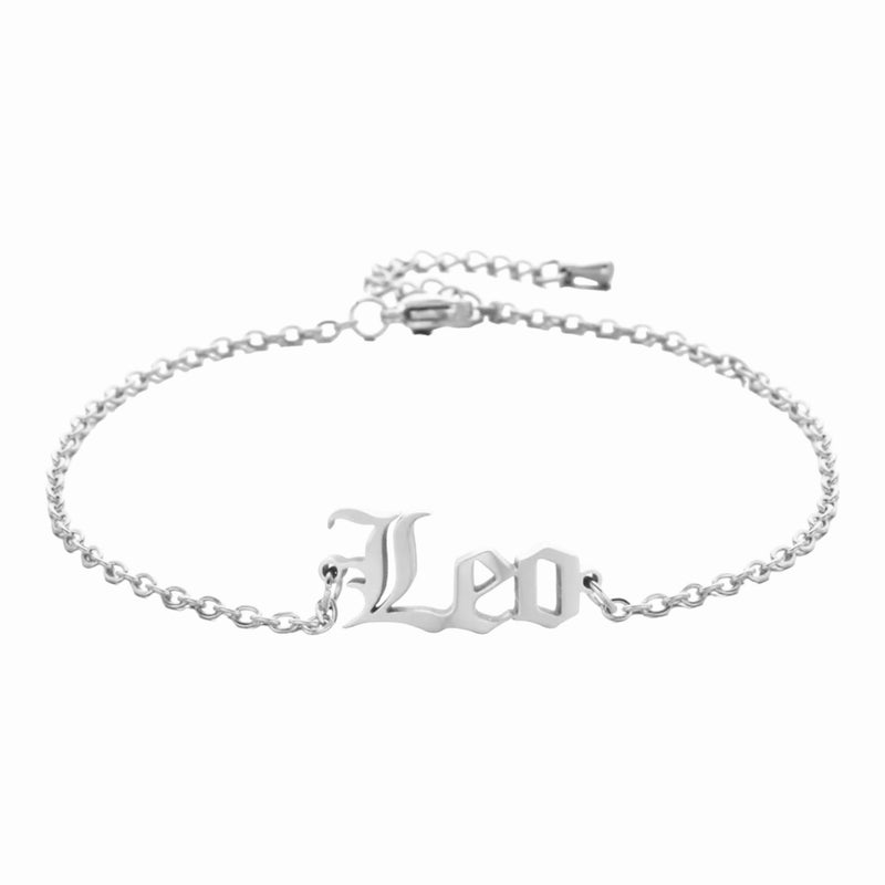 What\'s Your Sign Anklet (Old English)