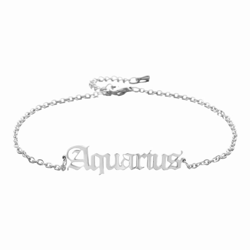 Anklet What\'s Sign (Old English) Your