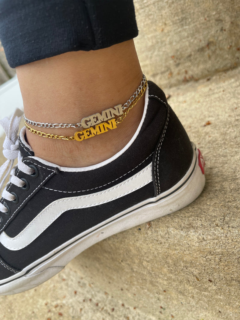 "What's Your Sign" Anklet