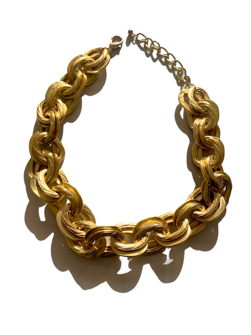 Gold Chain Link Choker