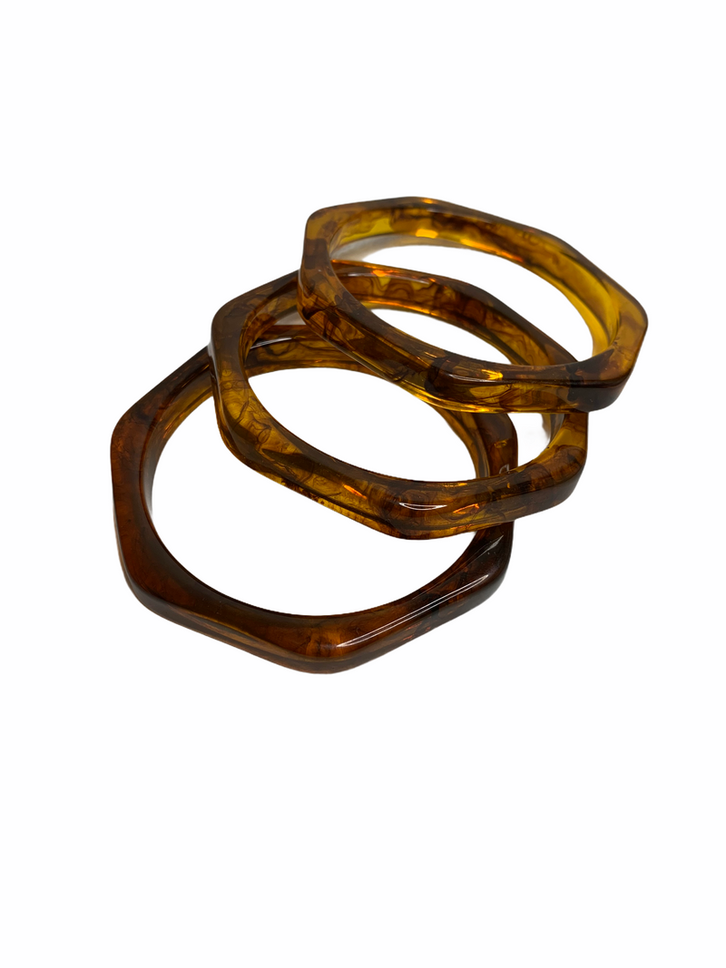"Down To Earth" Resin Bangles
